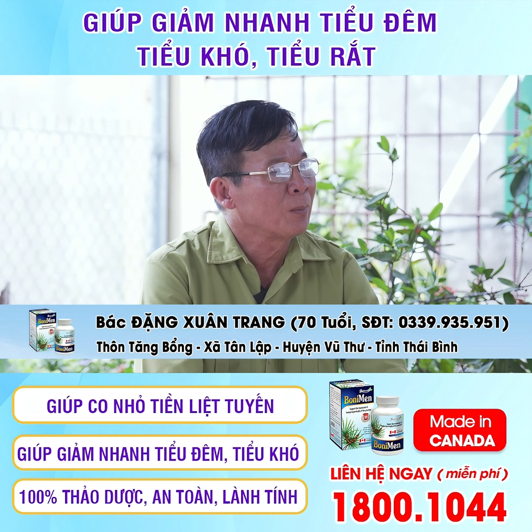 Từ tiểu 3–7 lần/đêm đến ngủ một mạch tới sáng – không còn là chuyện xa vời